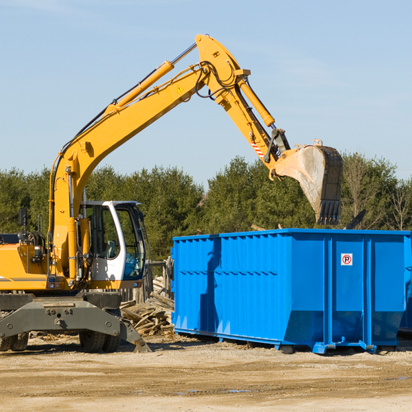 can i request a rental extension for a residential dumpster in Howe